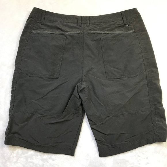 Patagonia Away‎ From Home Shorts Forge Grey Lightweight Hiking Womens Size 12 - Picture 7 of 11